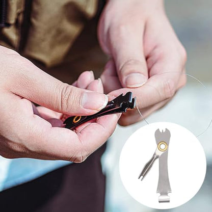 3 PCS Fishing Knot Tying Tool,Line Cutter,Fishing Quick Knot Tool Fly Fishing Angler Accessories Nail Knot Tying Tool for Hooks,Lures and Line