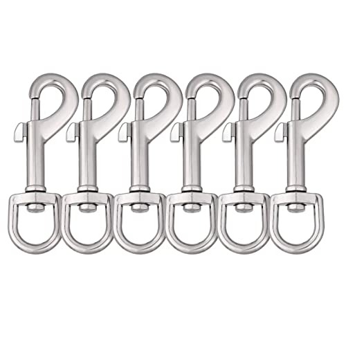 Dog Leash Snap Leash Clip Clasp Swivel Clip Heavy Duty Pet Leashes Clips Key Chain 3 Inch 6 PCS for Linking Pet Collar