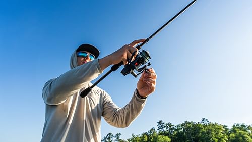 Abu Garcia Max SX Spinning Reel and Fishing Rod Combo - size: 4000 Size Reel - 7' - Medium Heavy - 2pc, style: Max Sx (New Model)