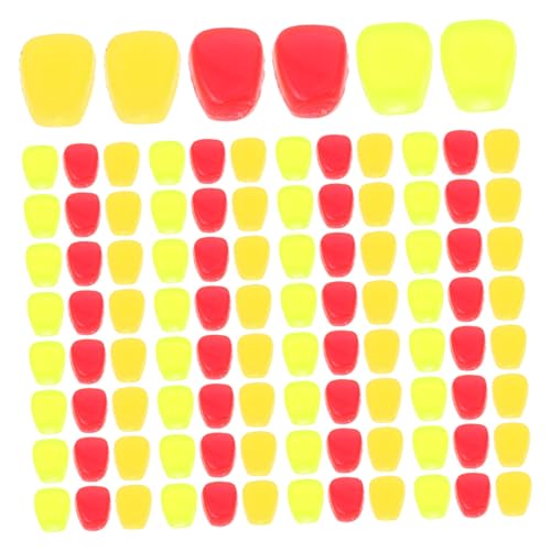 FOMIYES 150pcs Artificial Corn Fishing Lures Soft Silicone Baits with Realistic Appearance and Soft Yet Sturdy Texture, Floating Carp and Trout Bait for Freshwater Fishing