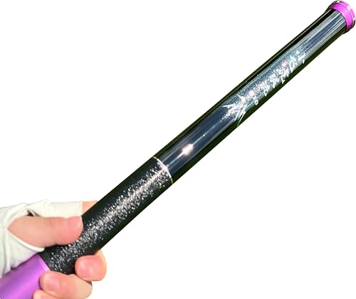 Tenkara Rod Carbon Fiber Telescopic Fishing Rod Portable Ultralight Fishing Tenkara Rod Collapsible Bass Crappie Full Kit Fishing Pole All Waters Bamboo - color: Purple hand rod, size: 20.7 ft & 6.3m