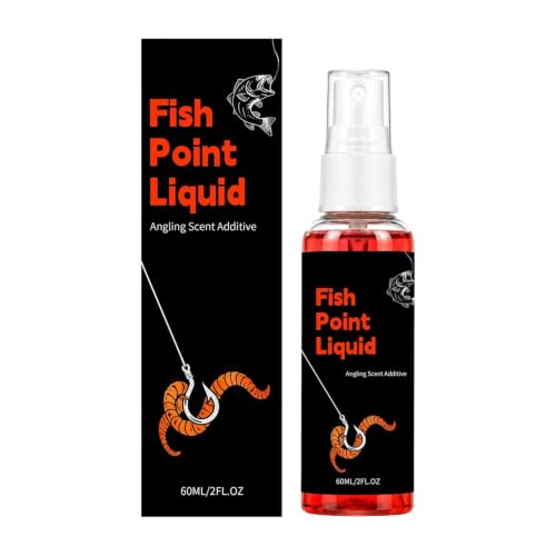 Fish Attractant Liquid Mist - Natural Fishing Bait Scent Additive Spray | Natural liquid fish attractant enhances bait scent to help draw fish for freshwatter and saltwater fishing.
