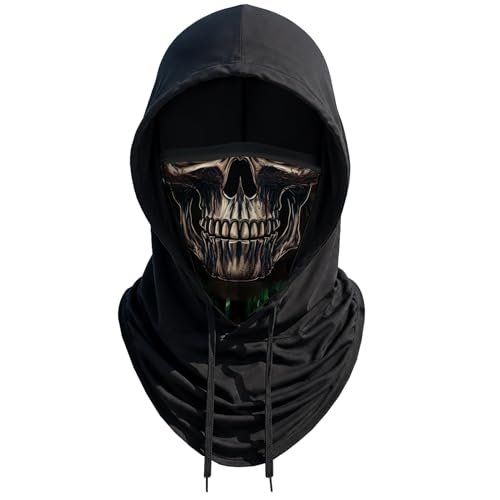 Skull Balaclava Hat for Women Men Sun UV Protection Summer Cooling Full Face Mask Cycling Hiking Fishing Outdoor Sports - color: Skull 14