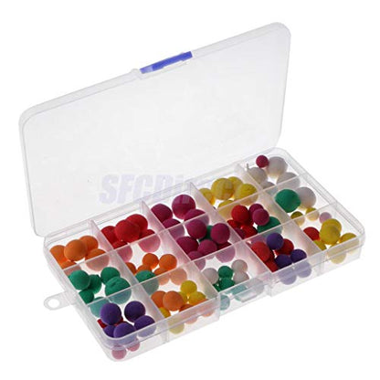 SaditY Pop up Boilies Carp Fishing Baits Fruit Flavours Floating Beads Eco-friendly Soluble in Water 10mm/12mm/14mm - (Color: Package 1), style