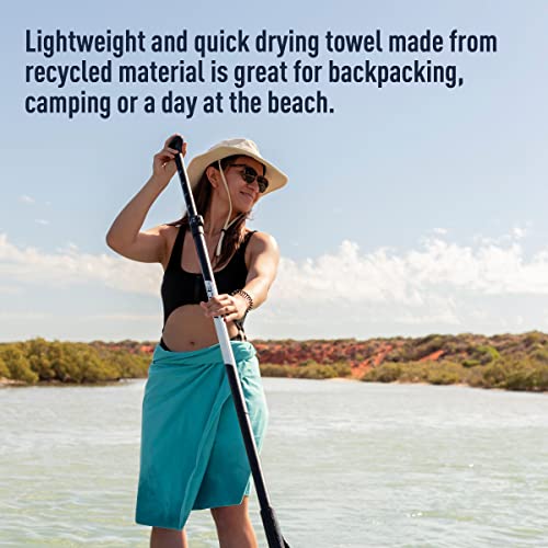 Sea to Summit Drylite Towel, Lightweight Camping and Travel Towel - color: Sage Green, size: Small