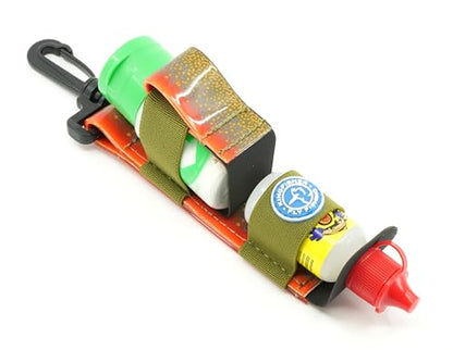 Gehrke’s Gink and Shimazaki Dry Shake Dry Fly Floatant with Kingfisher Combo Holder - color: Brook Trout