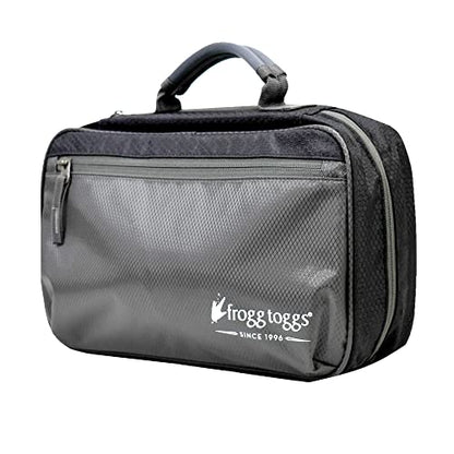 FROGG TOGGS Bait Binder, Fishing Tackle and Bait Storage, Salt Water Resistant Soft Sided Tackle Bag, Black, i370