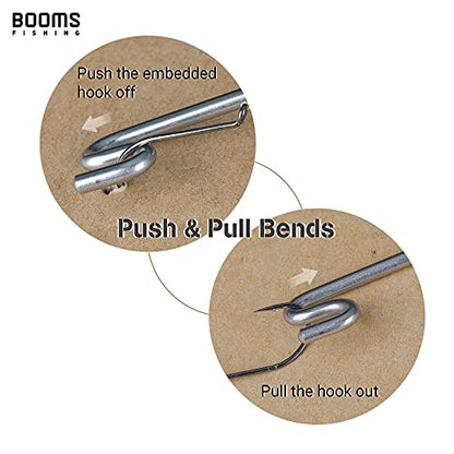 Booms Fishing R08 Fishing Hook Remover Tools Saltwater Dehooker Shark Hook Remover 10 inches - color: Blue