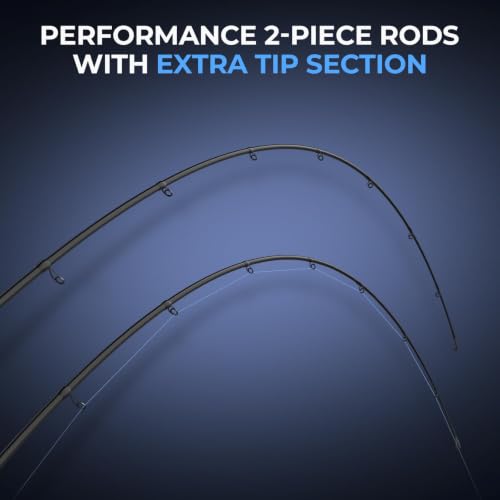 KastKing Verus Technique Twin-Tip Bass Fishing Rod – IM7 Graphite Blanks with Nano Resin, Extra Tip, PTS, Titanium Guide Frames, Technique-Specific Casting & Spinning Rod - size: 6'10"-Ml-F, style: Spinning