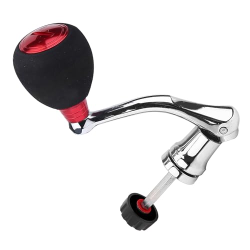 Reel Replacement Power Handle Metal Rocker Arm Grip for Spinning Fishing Reel (4000 5000 6000 Large Size) - color: Red, size: 4000 5000 6000 large size