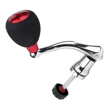 Reel Replacement Power Handle Metal Rocker Arm Grip for Spinning Fishing Reel (4000 5000 6000 Large Size) - color: Red, size: 4000 5000 6000 large size