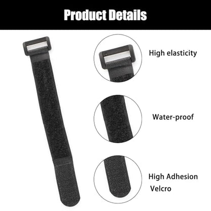 20-Pack Stretchy Straps & Tackle Ties for Fishing Rods - Elastic Rod Holder Straps for Organizing and Protecting Casting, Spinning, and Fly Rods - Angler's Accessories