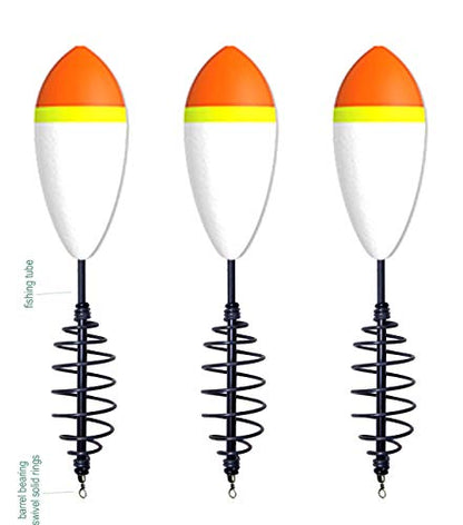 3pcs Carp Float Fishing Surface Running Floating Feeder Bait Bag up Method 40g/1.4oz