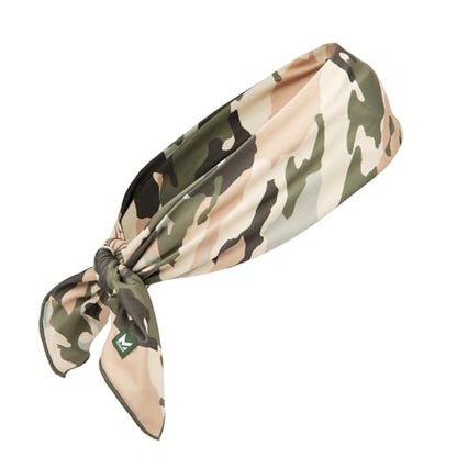 MISSION Cooling Bandana - Lightweight & Breathable - Cools Up to 2 Hours - UPF 50 Sun Protection - Machine Washable - color: Classic Camo Safari