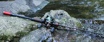 Sougayilang Fishing Rods, Spinning Rods and Casting Fishing Rods, with Full Carbon Fiber Handle, 24T Carbon Fiber 2PCS Fishing Pole for Long Casting Bass, Trout, Panfish - size: Spin-6'00''