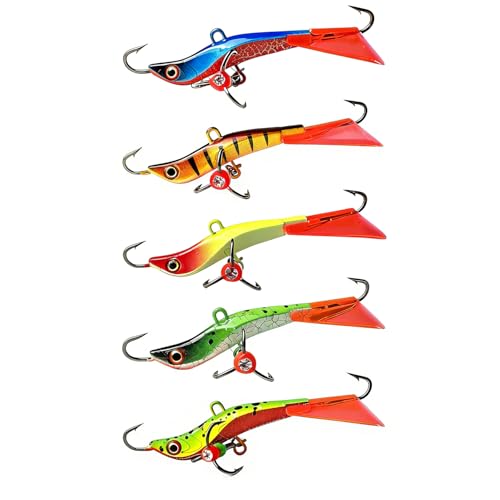 Ice Fishing Jigs Balancer Winter Fishing Lures Jigging Lures Head for Walleye Bluegill Pike Perch Ice Fishing Kits - color: 71MM 14G