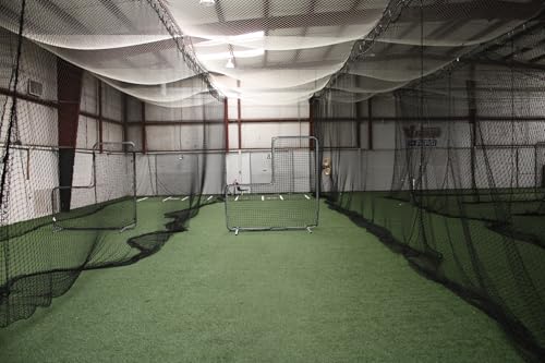 LFS Batting Cage Net – Baseball & Softball Netting for Indoor & Outdoor Training | UV Treated, Weather Resistant, Durable | Net Only – No Frame Included - size: #42, style: 12 x 12 x 55