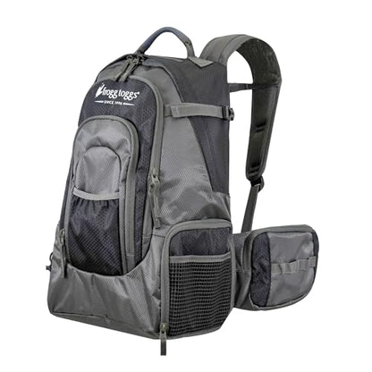 FROGG TOGGS Fishing Sling Pack, Easy Hands-free Fishing Tackle Storage Bag With Water Bottle Pocket - color: Black