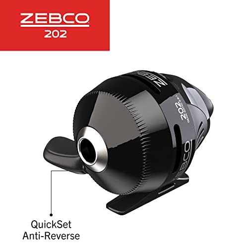 Zebco 202 Spincast Fishing Reel, Right-Hand Retrieve, Durable All-Metal Gears, Stainless Steel Pick-up Pin, Pre-Spooled with 10-Pound Zebco Fishing Line, - size: Size 30 Reel, style: Size 30 Reel