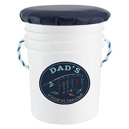 Let's Make Memories Custom Fishing Pail-for Him - size: Adult, style: Fan Club