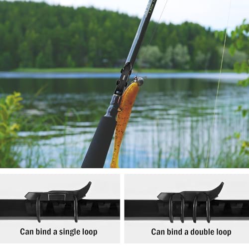 12 Pack Lure Magnetic Automatic Hooker, Sand Spike Rod Holder, Hook Holders for Fishing Rods, Magnetic Fishing Hook Keeper