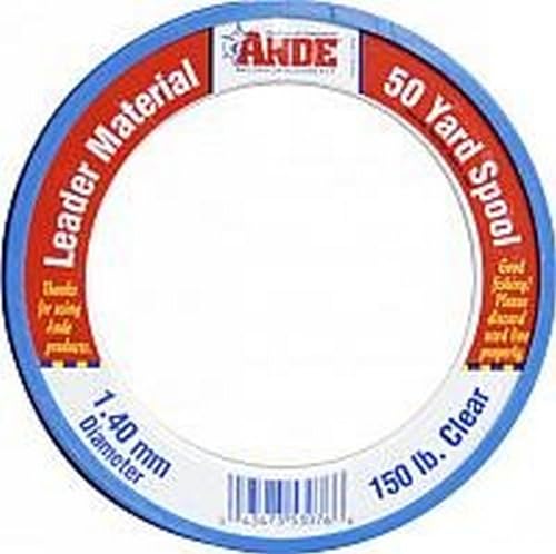 Ande PCW50-150 Monofilament Leader Material, 40-Yard Spool, 150-Pound Test, Clear Finish