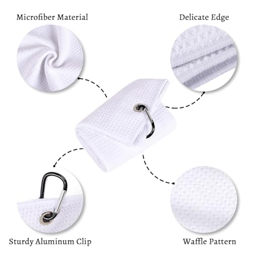 Custom Golf Towel Personalized Photo/Name/Text/Logo Design,16"x16" Microfiber Towels with Clip for Men Bulk 1 to 50 Pack,Create Your Own Picture Initial Fun Golf Club Towels,Birthday Gift for Papa Dad - size: 15.7-inch x 15.7-inch