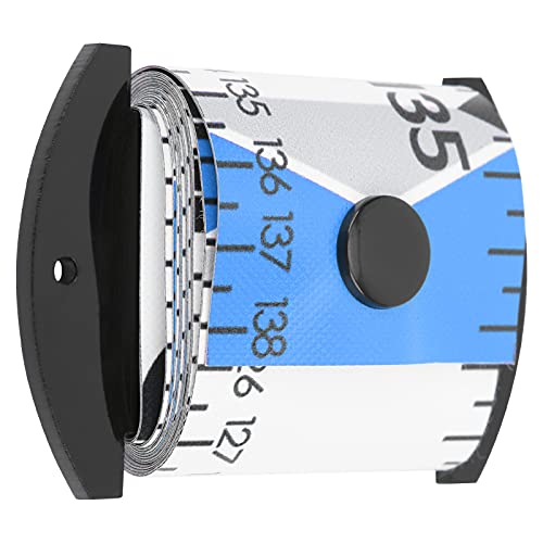 Fish Measuring Ruler, 138cm x 5cm Foldable Fish Measuring Tape with Accurate Calibration, Easy to Clean PVC Material, for Fishing Measurement Tool (Blue) - color: Blue