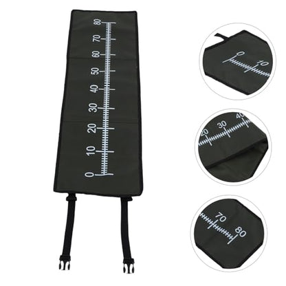 VANZACK Portable Fish Measuring Mat Waterproof PVC Fish Measure Board Accurate Size Ruler Lightweight and Foldable Fishing Accessory for Anglers and Fishermen