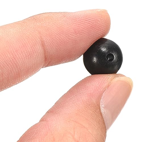 M METERXITY Glow Fishing Beads - Plastic Luminous Round Bait Egg Lure Rig Apply to Outdoor Tackle Tool - size: 12mm
