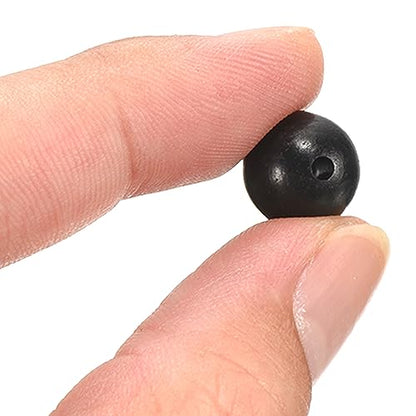 M METERXITY Glow Fishing Beads - Plastic Luminous Round Bait Egg Lure Rig Apply to Outdoor Tackle Tool - size: 12mm