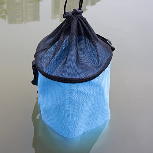 Fishing Bait Mesh Bag - Live Bait Storage Cage, Textilene Mesh Fishing Net - size: 3.8 Gallon