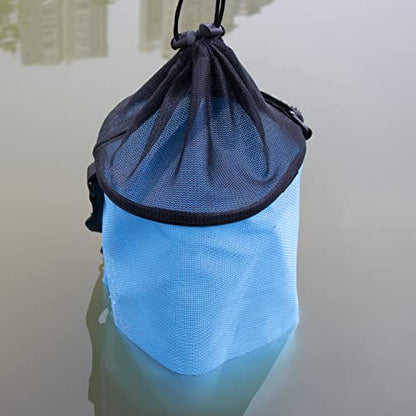 Fishing Bait Mesh Bag - Live Bait Storage Cage, Textilene Mesh Fishing Net - size: 3.8 Gallon