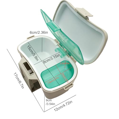 Worm Box - Insulated Waist Organizer Portable - Fishing Bait Case,for Boat Kayak Camping Shrimp Aquarium Sports Outdoors Saltwater Freshwater