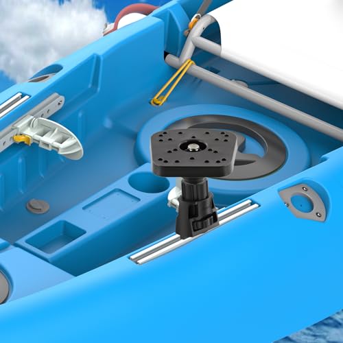 38-8 Gear Head Kayak Track Adapter, Compatible with Scotty Rod Holders, Fish Finders, GoPro & More
