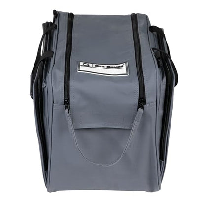 6th Sense – Travel Bait Bag – Large Fishing Tackle Bag with Spacious Main Compartment, Dual Zippered Side Pockets, Water-Resistant Build, and Shoulder Strap (Gray) - color: Gray