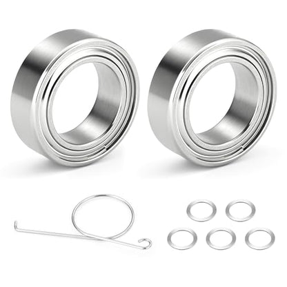 Fishing Reel Knob Accessory Kit 2Pcs Pre-Lubricated Miniature Stainless Steel Ball Bearings Shielded on Both Sides for Shimano, Daiwa and Penn Reels - size: 5 * 9 * 3 mm (2 Pcs)