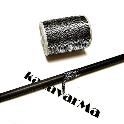 (8pcs*240yd) Kalavarma Rod Wrapping Thread for Fishing Rod Wrapping Thread Rod Building Repair - style: Metallic klm044