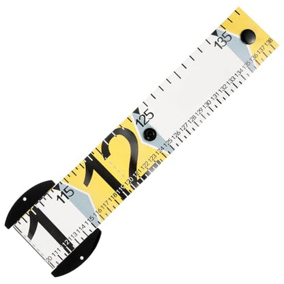 Foldable Fish Measuring Ruler 1.4m Plastic Crappie Measuring Device Reusable Fishing Gear for Outdoor Use