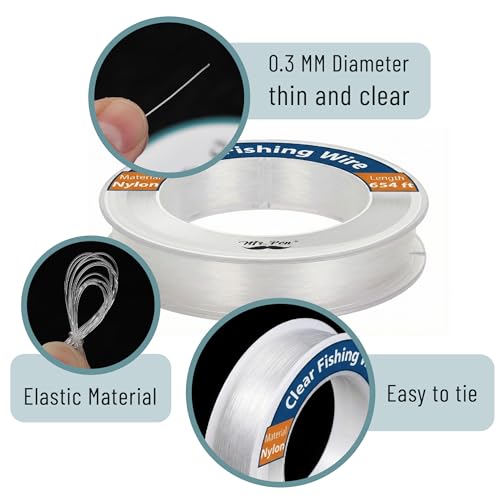 Mr. Pen- 218 Yard Nylon Fishing Line, String for Hanging - size: 2 Pack