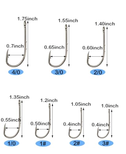 50-100pcs/pack Bait Holder Hooks Barbed Long Shank Hooks with 2 Barbs Fishing Hook - size: 3/0-50pcs