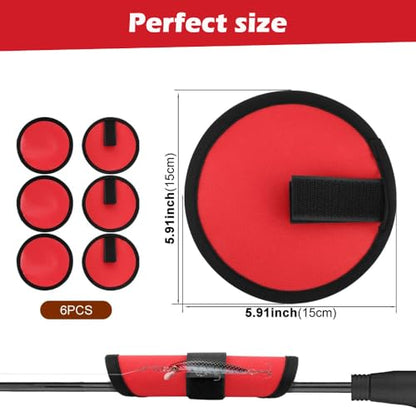 6PCS Fishing Lure Protective Covers 5.9 Inch Lure Hook Covers | 5.9 Inch Bait Guard Shields, Waterproof Sun Resistant, Outdoor Fishing Gear Accessories