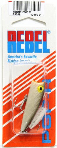 Rebel Lures Pop-R Topwater Popper Fishing Lure - color: Tennessee Shad, style: Teeny Pop-r (1/8 Oz)