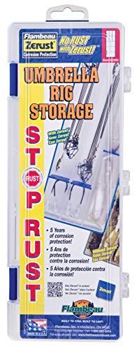 Flambeau Outdoors 3009UM Umbrella Rig Tuff Tainer, Fishing Tackle Tray Box, Includes [9] Zerust Dividers, 13 Compartments - size: Umbrella Rig