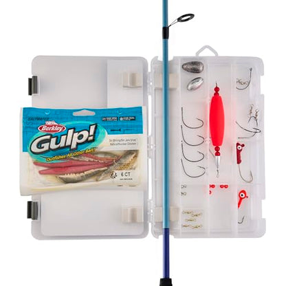 Shakespeare Catch More Fish Spinning Reel and Fishing Rod Combo with Kit - color: Inshore, style: 2024 Model