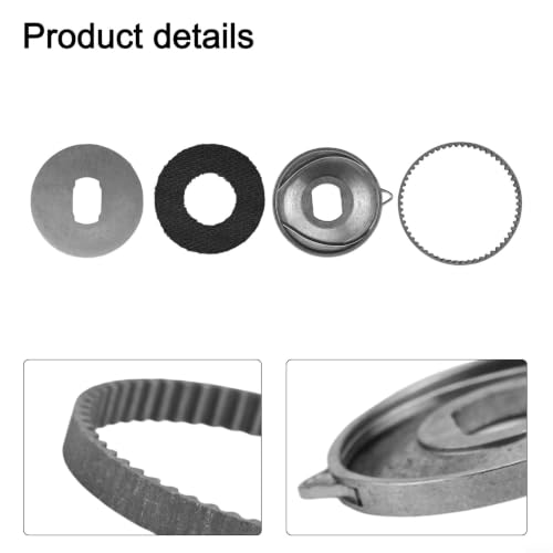 Fishing Baitcasting Reel Drag Clicker Repair Kit with Carbon Fiber Washers for 5th Generation Right Hand(Stainless steel) - size: Stainless steel