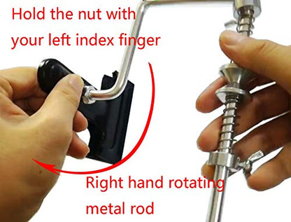 Fishing Line Spooler Silver Reel Winder Spool Tackle Winder spooling Station Winding System Ultimate Line - color: B-With Clamp