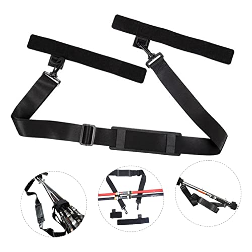 1set Fishing Rod Shoulder Strap Rod Carrier Lightweight Convenient Fixing Band for Outdoor Use Great for