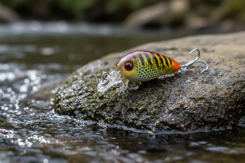 6 Pcs Minnow Crankbait Set, as Topwater Hard Swimbait Jerkbait for Trout Bass Salmon in Various Saltwater and Freshwater