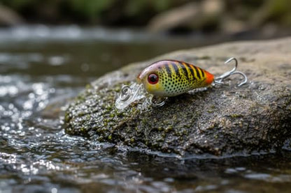 6 Pcs Minnow Crankbait Set, as Topwater Hard Swimbait Jerkbait for Trout Bass Salmon in Various Saltwater and Freshwater